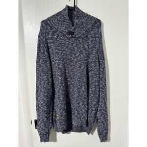 Point Zero Black Label 100% Cotton Men's Mock Neck Sweater Size L